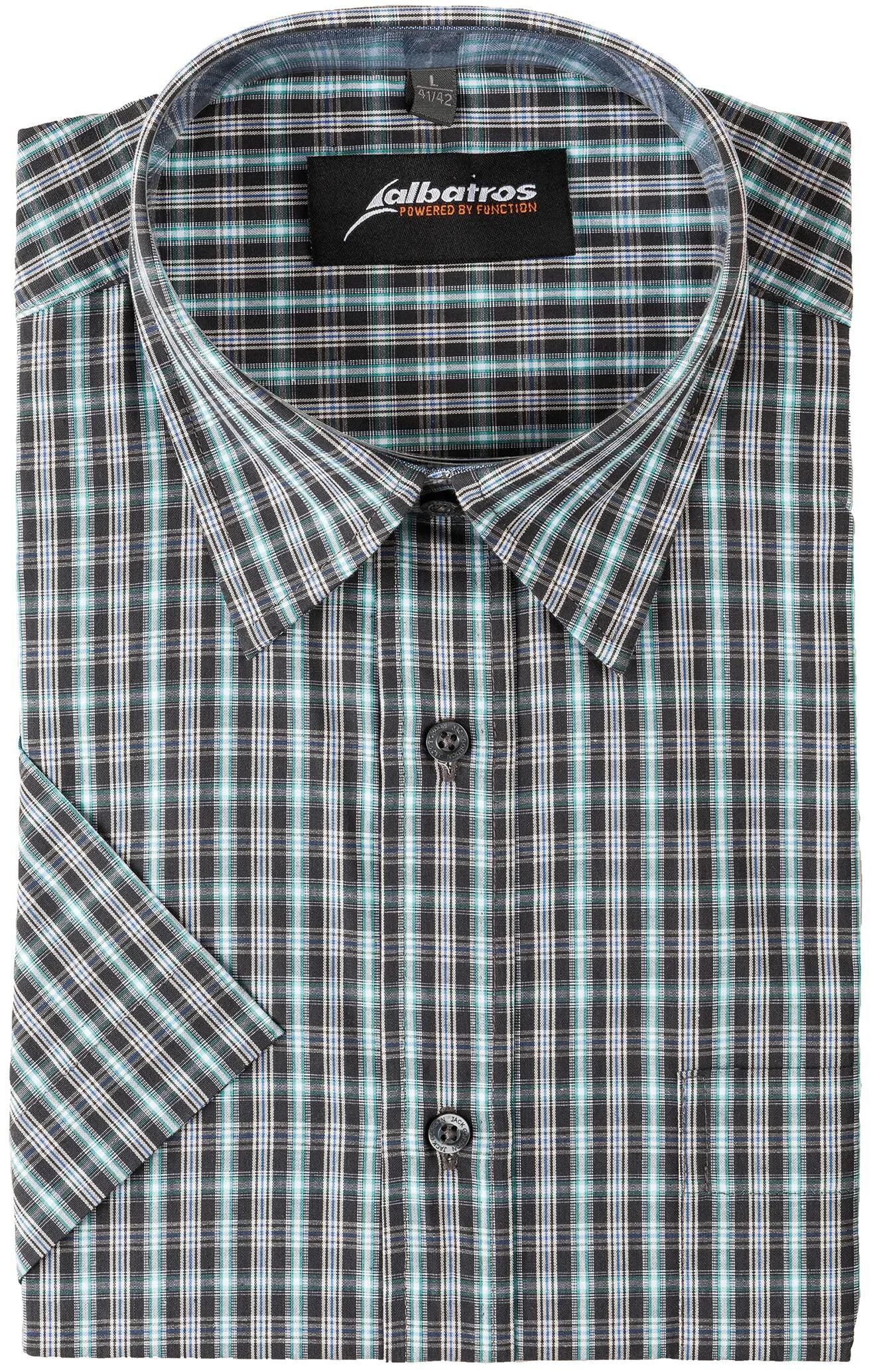 Chemises Albatros 1 2 Sleeve Gr. 39 gris