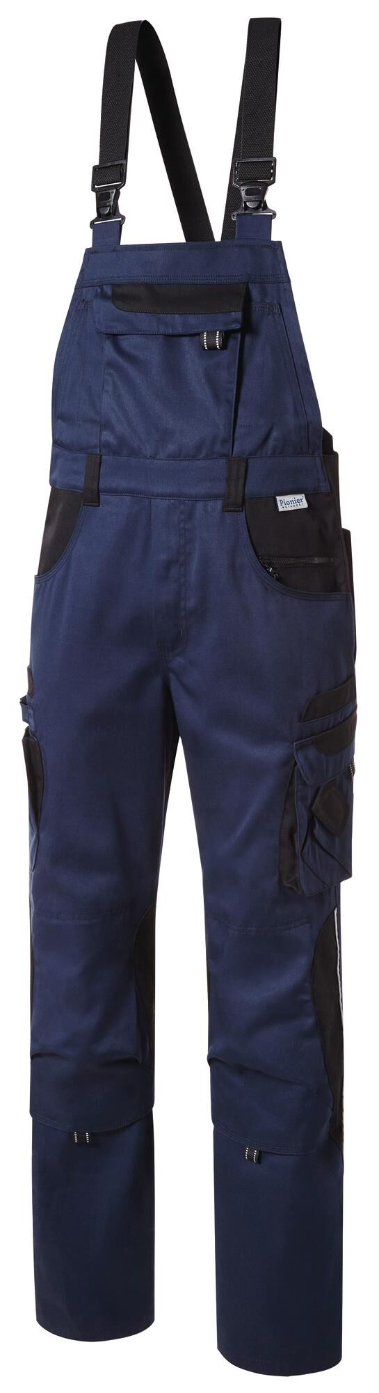 Pionier Workswear Dungarees Outils Taille 50 Pioneer Navy Black
