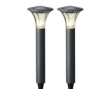 Prise de jardin solaire Lumineo LED, lot de 2 pièces. 49x17cm - afbeelding 1