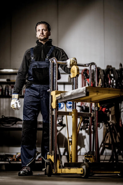 Nitras Safety Dungarees Nitras Mot.Tex plus 56 Marine Blue Black