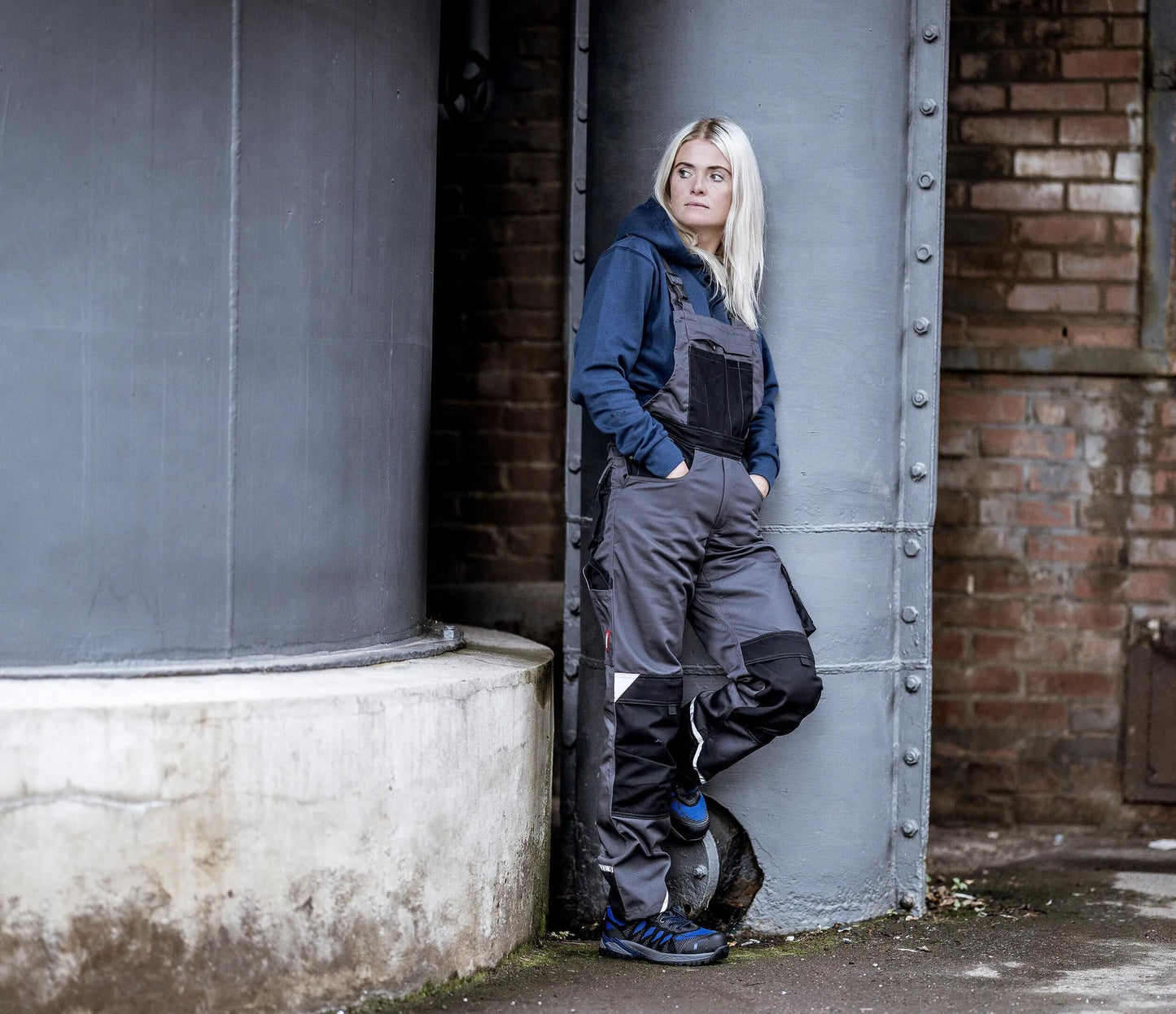 Nitras Safety Dungarees Nitras Mot.Tex plus 56 Gray Black