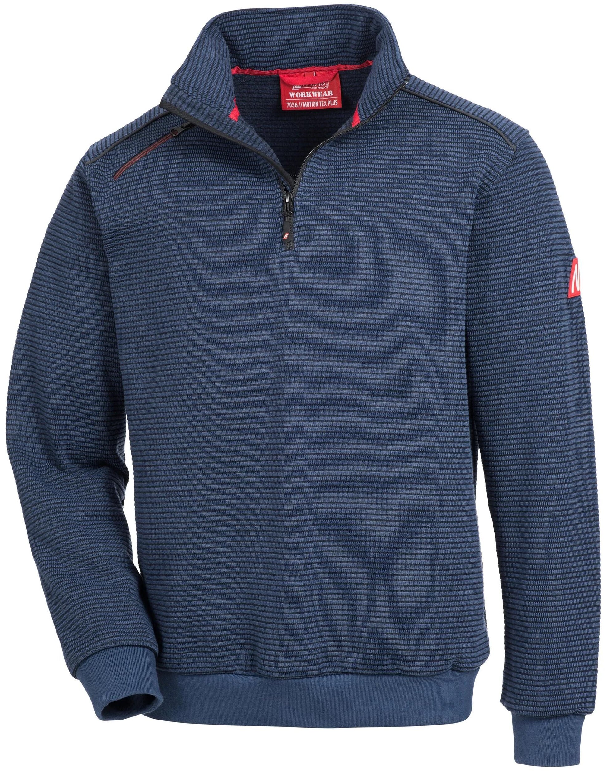 Nitras Safety Pullover Gr. L Navy Blue Nitras Motion Tex Plus