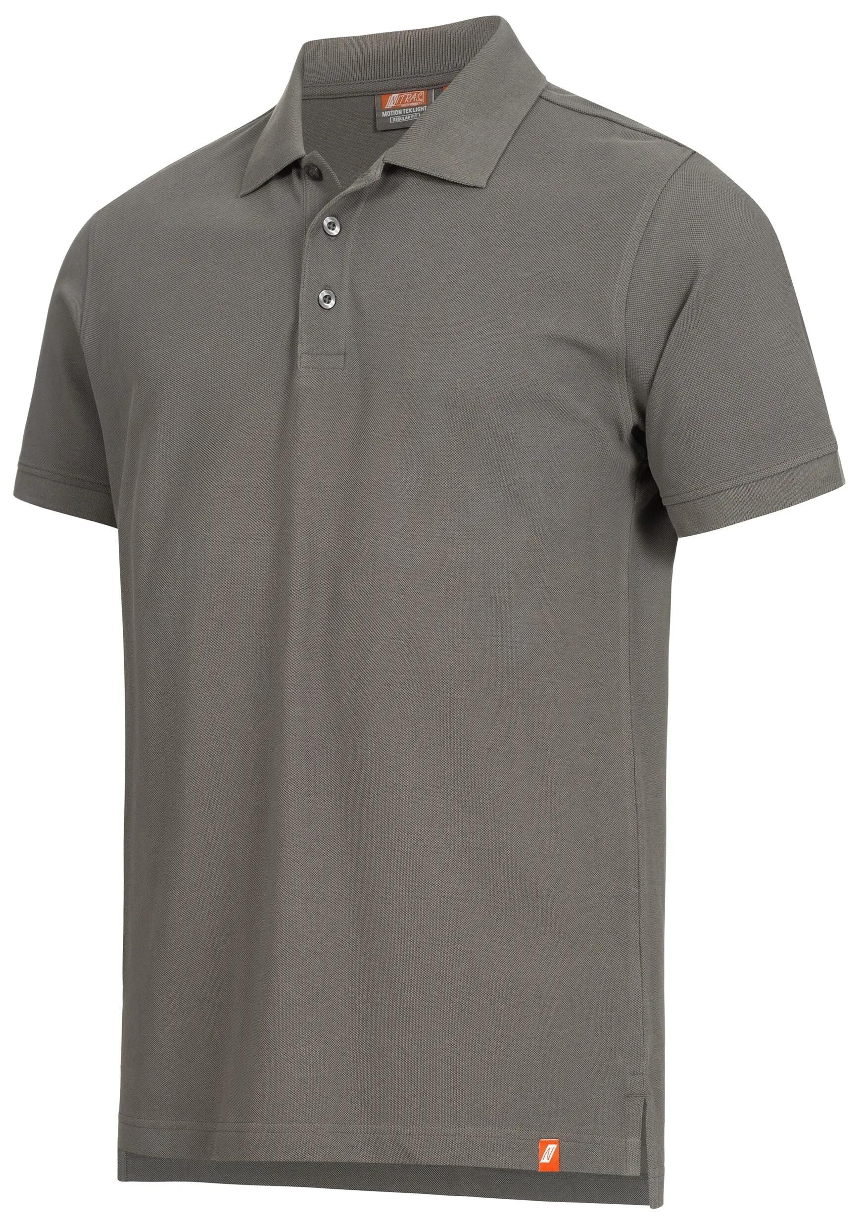 Poloshirt de sécurité du nitras Gr. L Grey Nitras Motion Tex Light