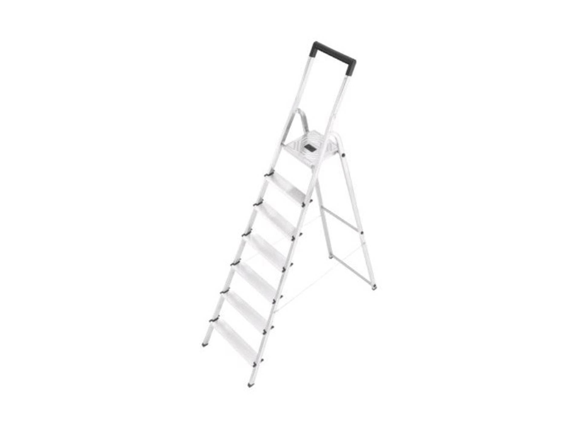 Escalier Hailo l40 7 marches aluminium (6 + plateforme)