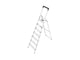 Escalier Hailo l40 7 marches aluminium (6 + plateforme)