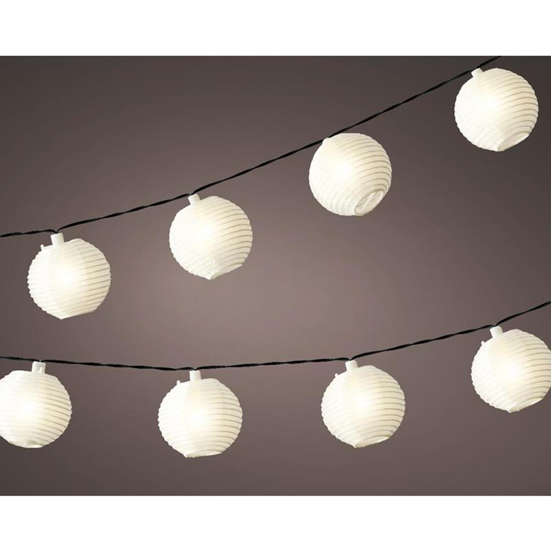 Lanternes solaires LED Lumineo 10 lampes 450cm