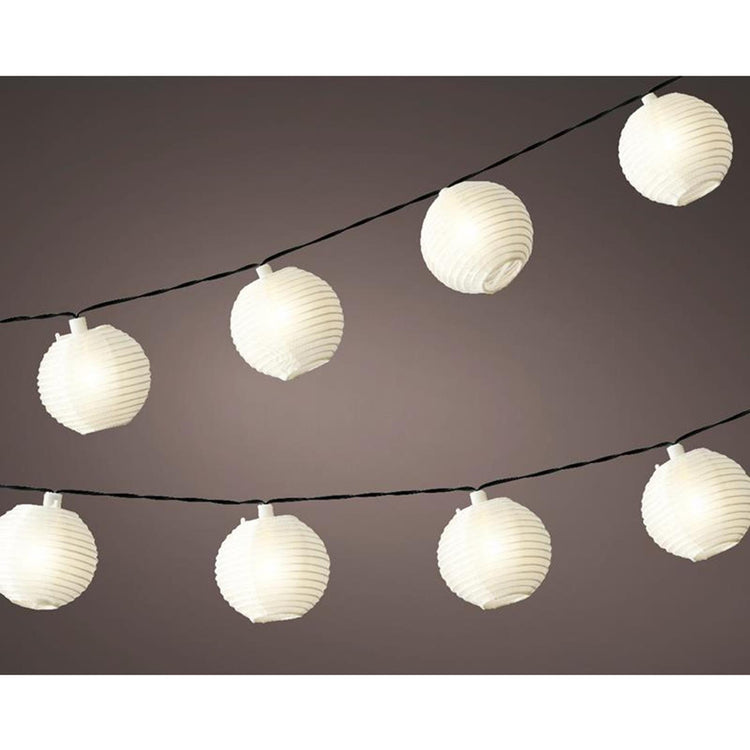 Lanternes solaires LED Lumineo 10 lampes 450cm