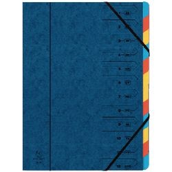 Classeurs de tri exacompta 5222z bleu a4
