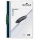 Chemises à pince durables swingclip vert a4 30 feuilles face transparente