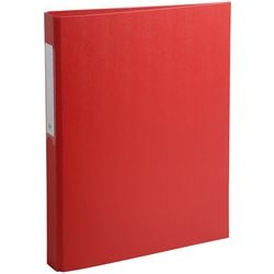 Classeurs à anneaux exacompta carton pp 26x32cm largeur dos 4cm rouge 2 anneaux mécanisme D