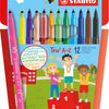 STABILO TRIO A-Z FEETSTIFT, 12ST.