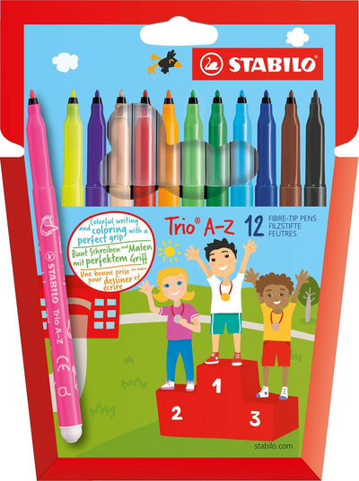 STABILO TRIO A-Z FEETSTIFT, 12ST.