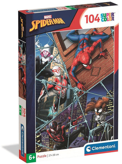 Clementoni - puzzle - 104 pièces - Spider-Man - puzzle enfant - à partir de 6 ans