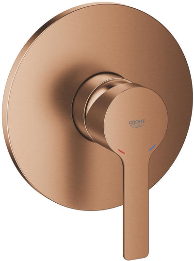 Grohe Lineare nouveau set de finition pour robinet de douche – à encastrer – Silkmove 46 mm – brossé Warm Sunset