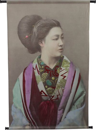 Serviette murale collection Hd geisha vert 83x3x110cm