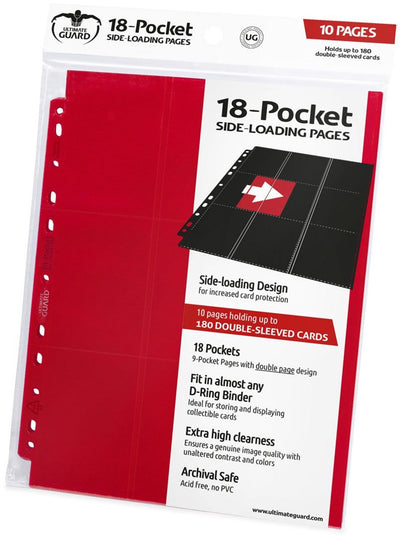 Pages Ultimate Guard 18 pochettes à chargement latéral (10) - ed
