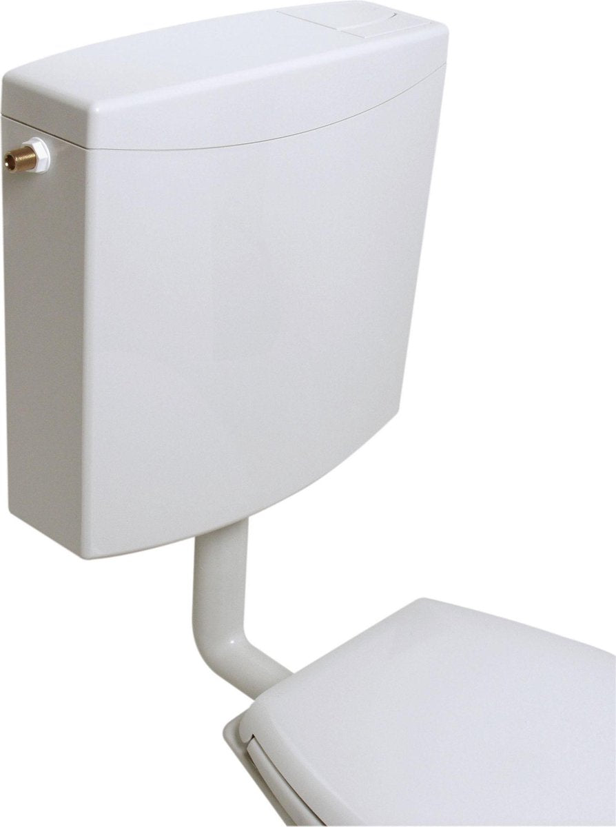 Plieger weser réservoir suspendu bas - dualflush - blanc - réservoir