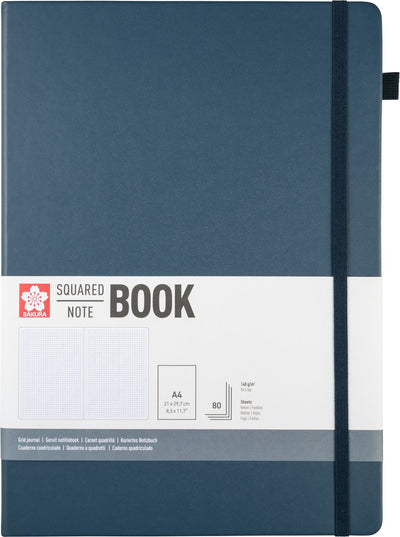 Sakura • carnet carré 21x30cm indigo profond