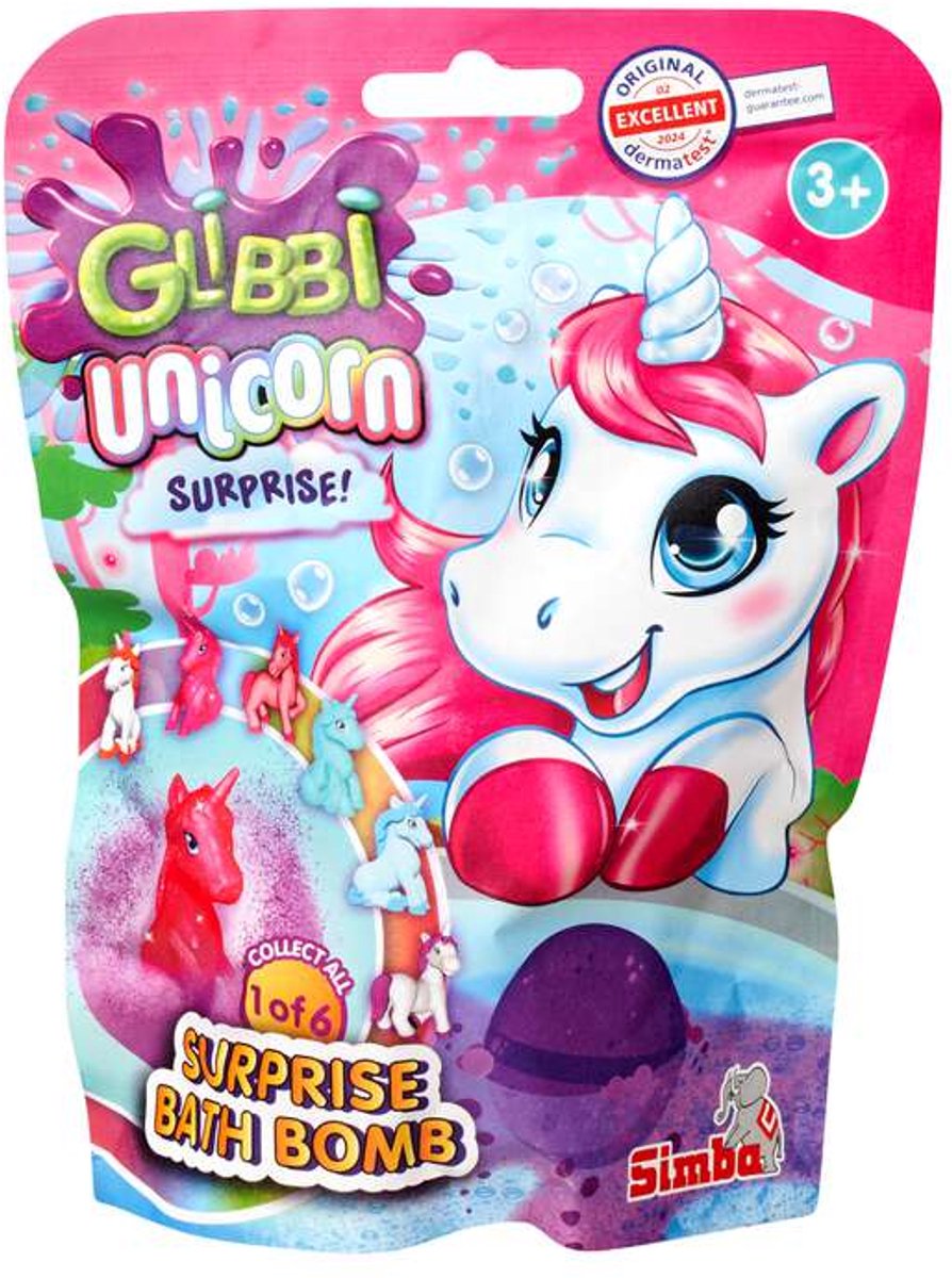 Bombe de bain surprise licorne Simba glibi