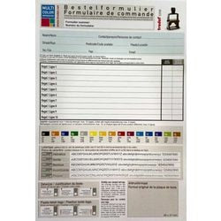 Coupon + formulaire de mise en page trodat professional line 5208