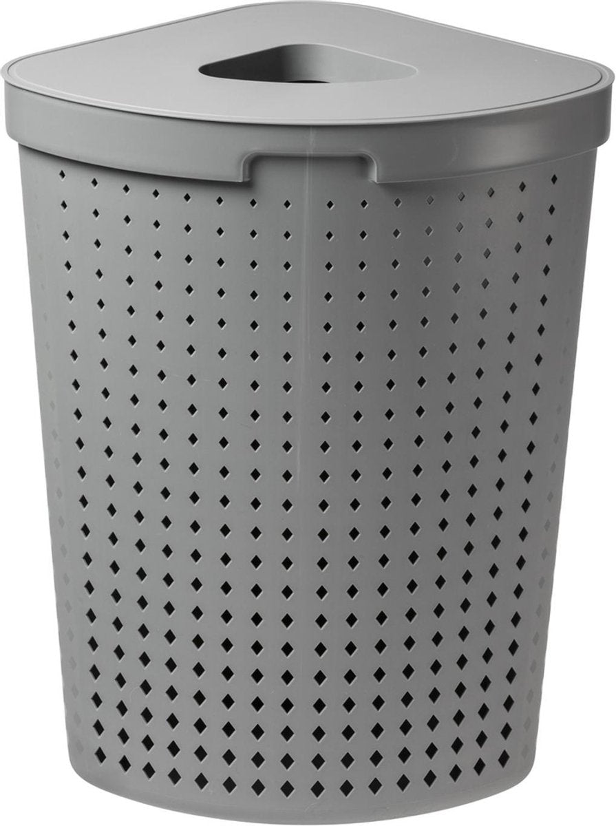 Panier à linge d'angle Plast team séoul 62l - solutions pratiques et design unique