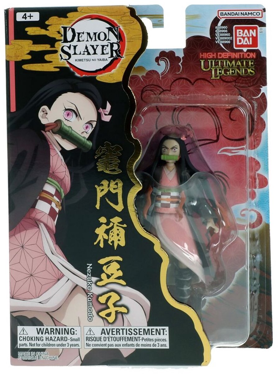 Bandai - Ultimate Legends HD - Figurine Demon Slayer 12 cm - Kamado Nezuko - Manga Demon Slayer sous licence officielle - Figurine Nezuko - Jouets pour enfants à partir de 4 ans - ve88966