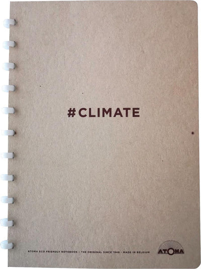 Carnet climatique Atoma, ft a5, 144 pages, ligné, 10 pièces
