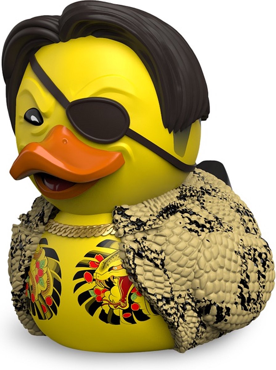 Tubbz numskull - mini canard en caoutchouc - yakuza - goro majima (édition badeen) - 5cm