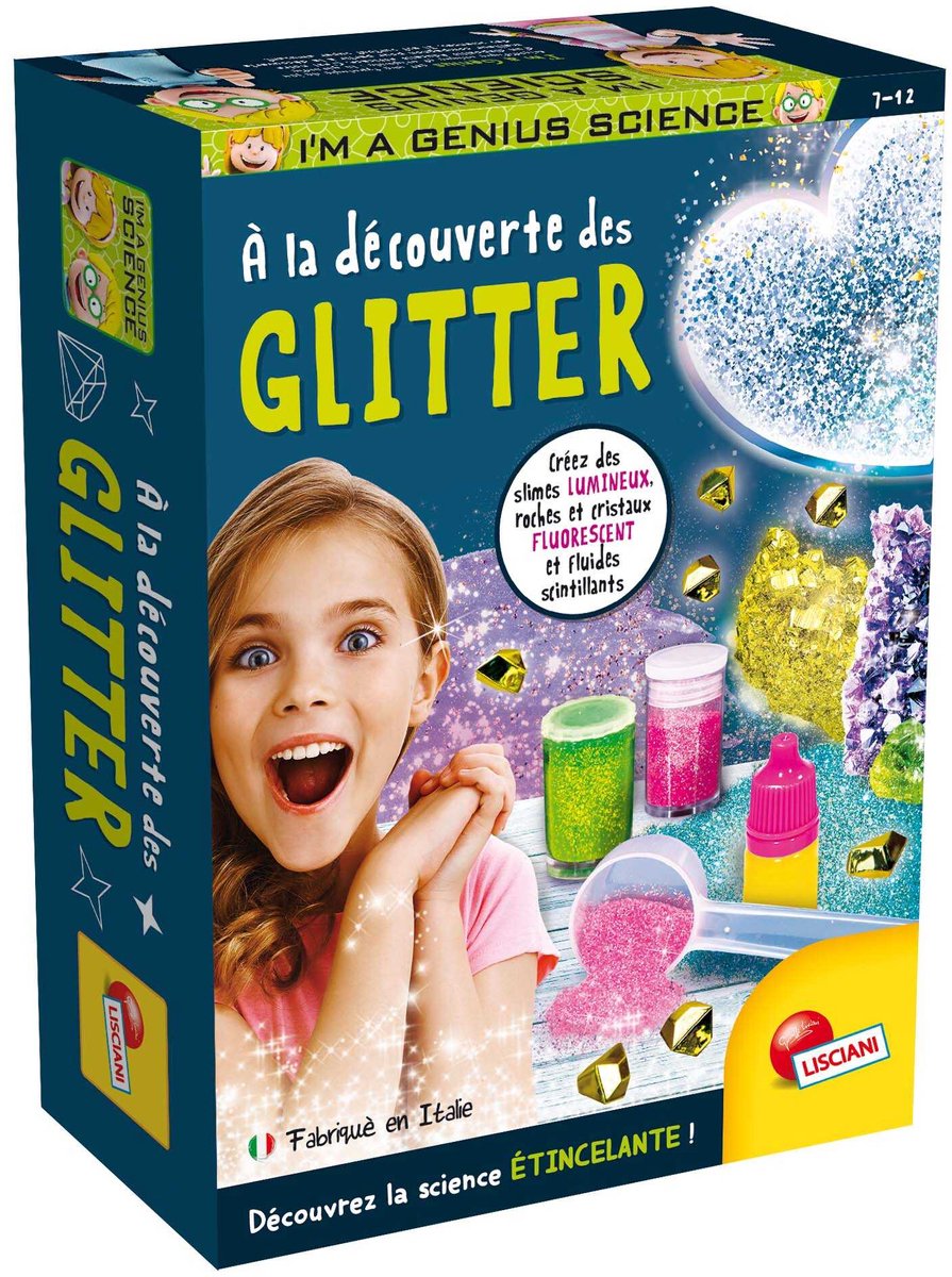Lisciani je suis un génie de la science de poche - à la découverte des paillettes