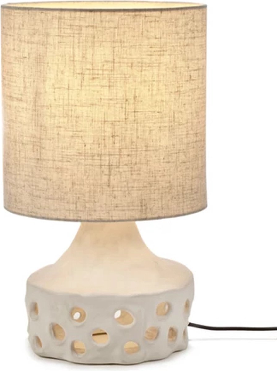 Serax - sophie casier oya - lampe de table - beige - 25 ø - h 42,00cm - 3,28kg