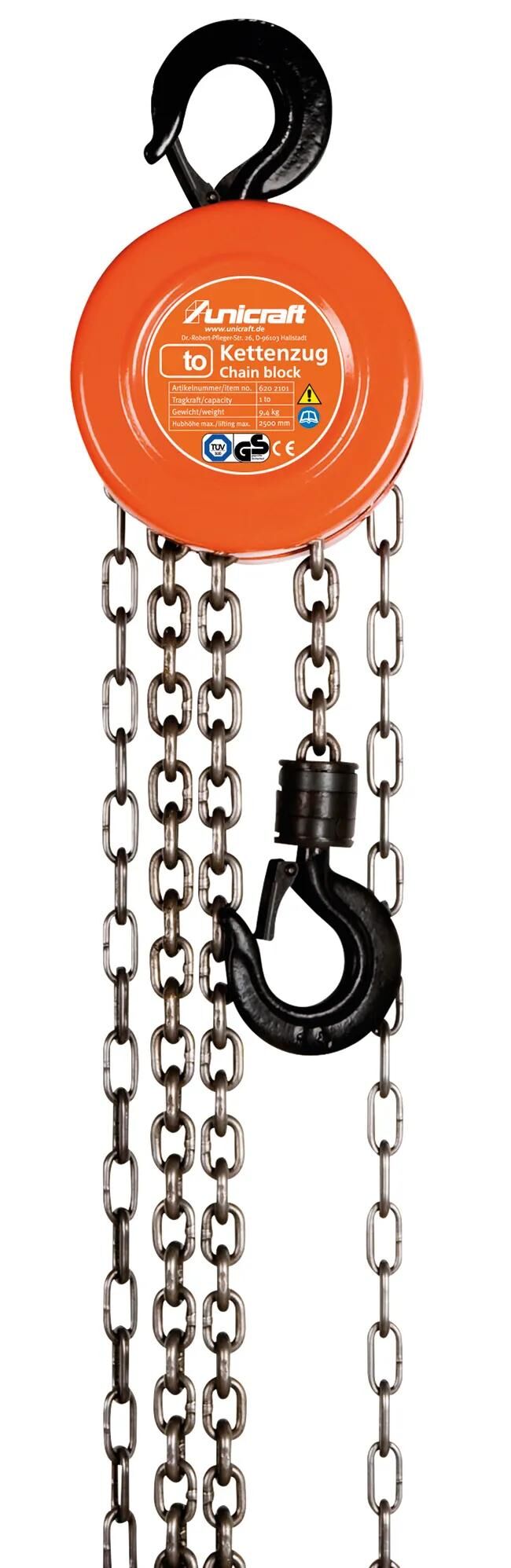 Hoist de chaîne unicraft K 1000