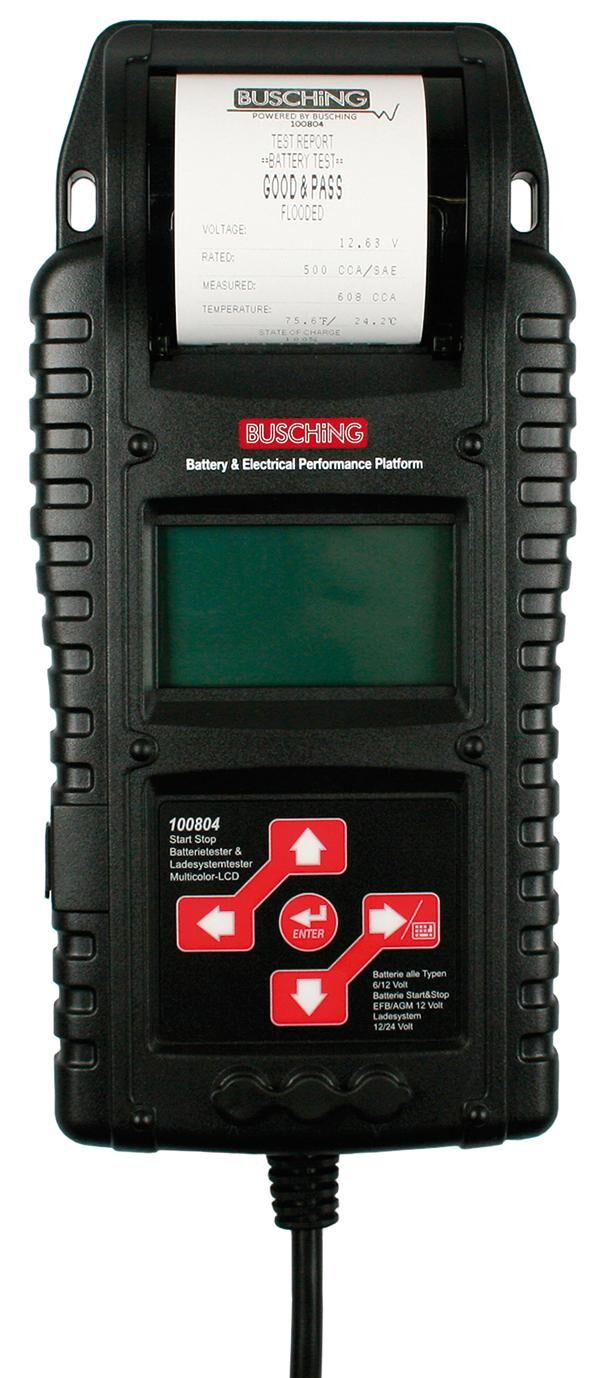 Busching Start Stop Batt. Ladesys. LCD multicolore