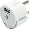 Brennenstuhl USB Socket Adapter Burning Chair 2.4A, blanc