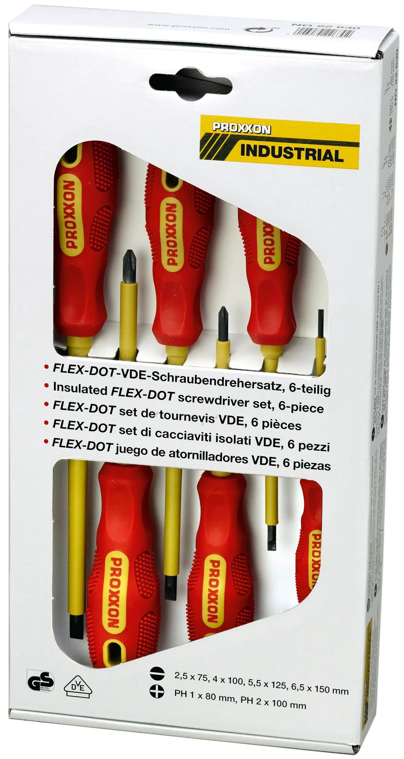 SET des vis VDE Proxxon 6-PIES