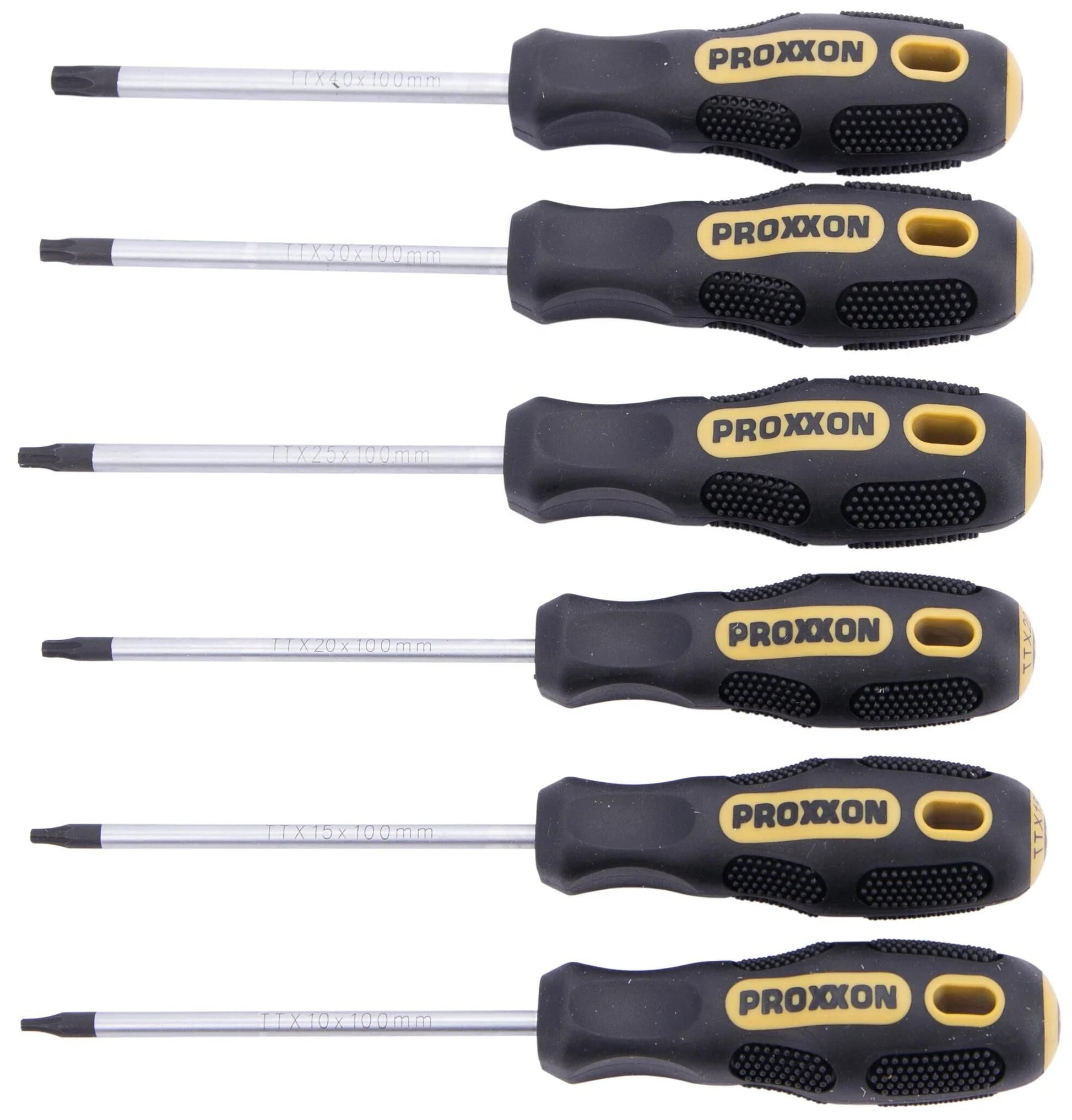 Réglage des pilotes à vis Proxxon 6e. Torx