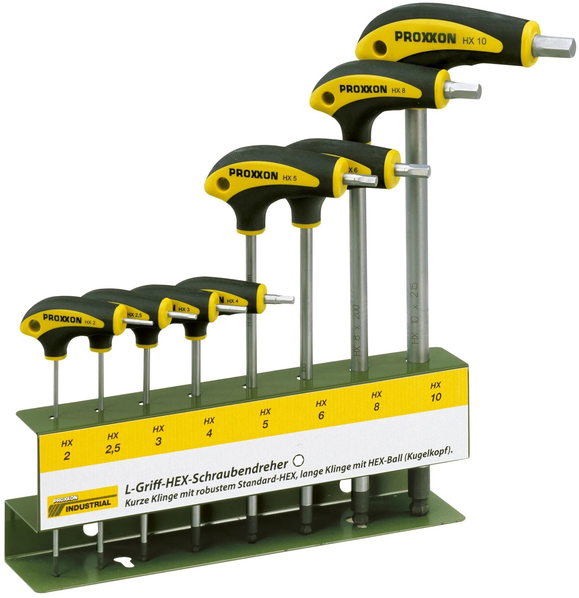 Tournevis proxxon. 8 pcs. à l'intérieur-6 bord