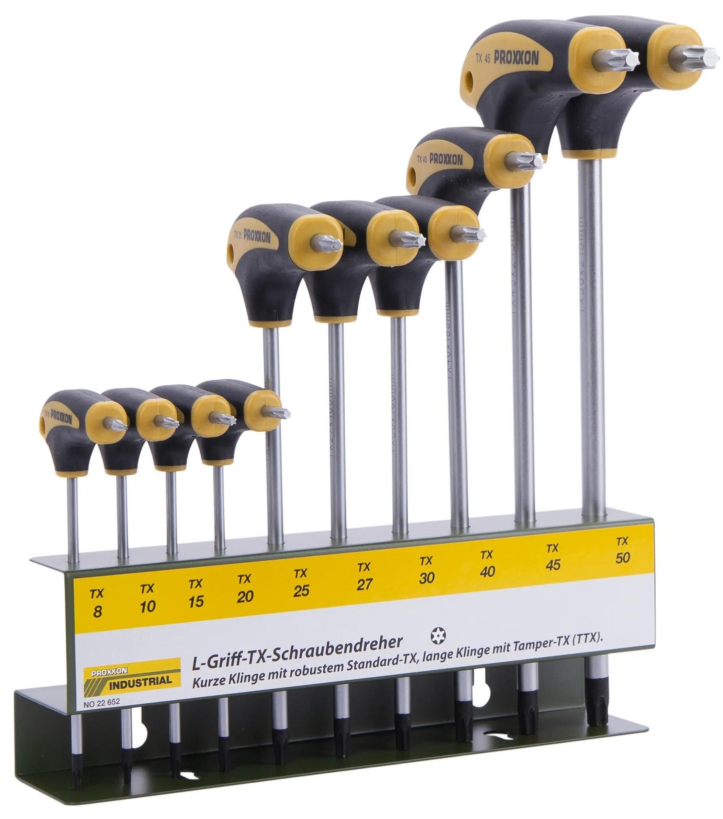 Les tournevis Torx Proxxon seignent en 10 parties