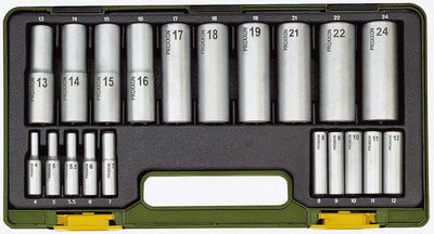 Les clés de socket Proxxon Sets 20e. 1 2 et 1 4