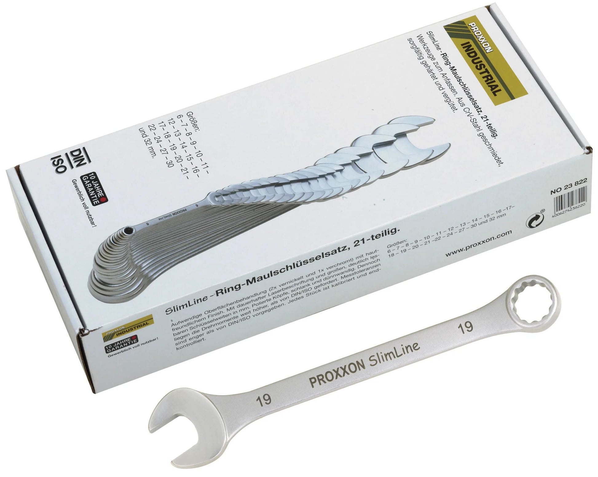 Spanner de l'anneau Proxxon Set 21 pièces
