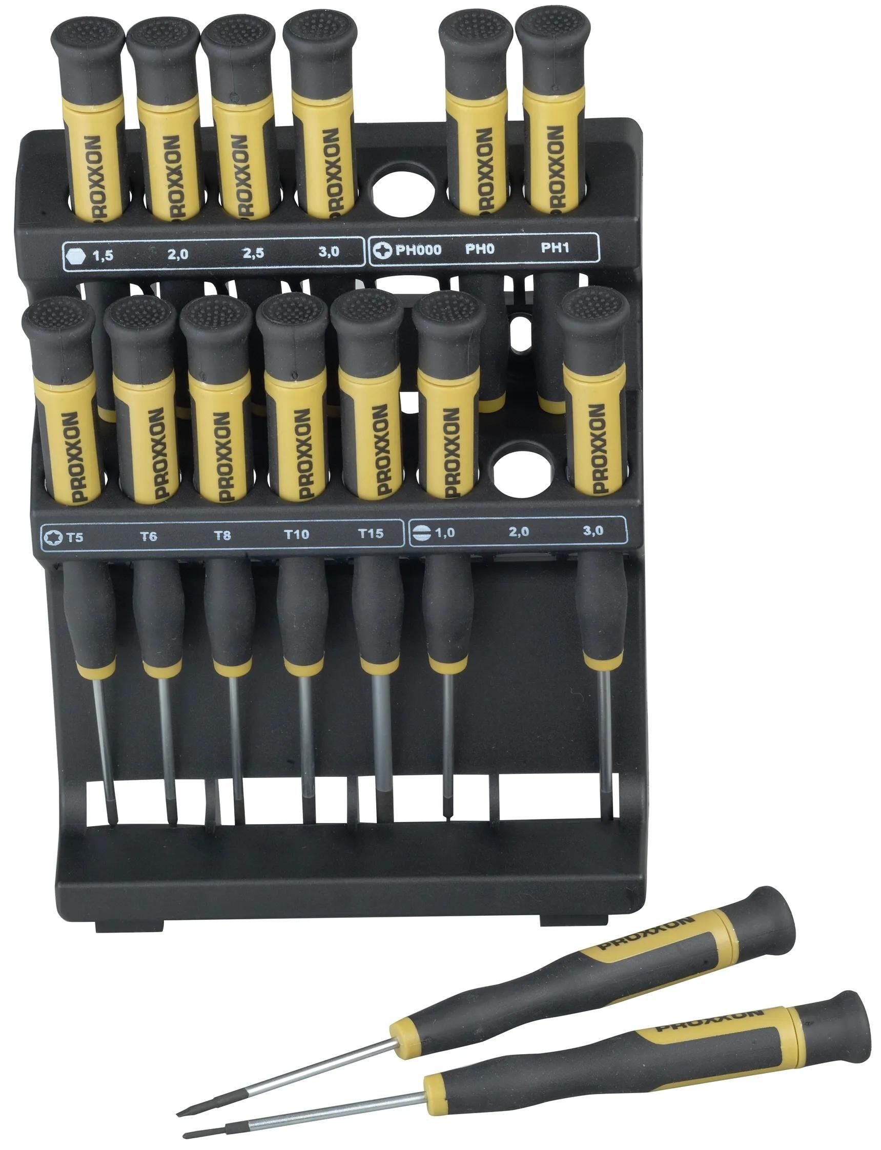 Définir le pilote à vis Proxxon Micro-Driver 15pcs