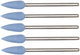 Polonteur en silicone proxxon 5pcs Forme de plancher