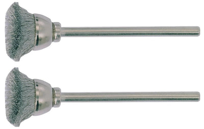 Brosses Proxxon W.Shaft 2pcs d = 13 mm inoxydable