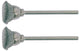 Brosses Proxxon W.Shaft 2pcs d = 13 mm inoxydable