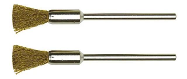 Brosses Proxxon W.Shaft 2pcs d = 8 mm en laiton