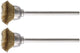 Brosses Proxxon W.Shaft 2pcs d = 13 mm en laiton