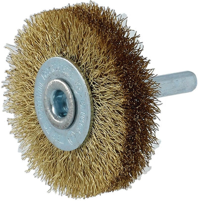 Norton brosse ronde brosse ronde avec tige 6mm 50x15 laiton