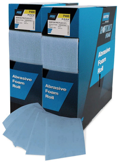 Papier de verre Norton mousse rotolo a275 mousse rotolo 115mmx25mp800 pro plus a975