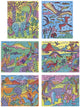 Janod - les ateliers du calme - peinture magique - dinosaures