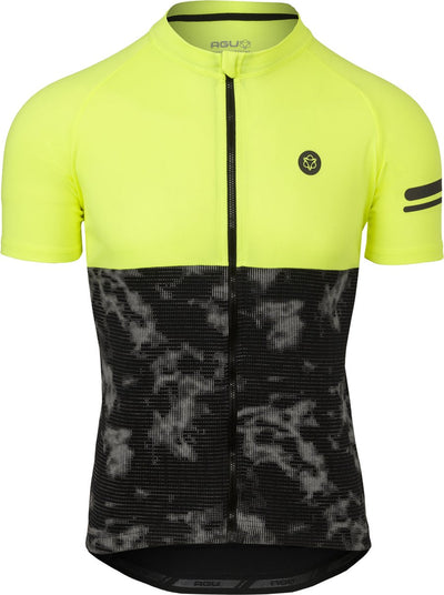 Agu duo chemise de cyclisme essentiel hommes - jaune - s
