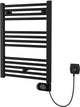 Sèche-serviettes électrique Plieger Elba - sèche-serviettes - avec thermostat à horloge - 70,2 cm x 50 cm - 300 watts - noir mat
